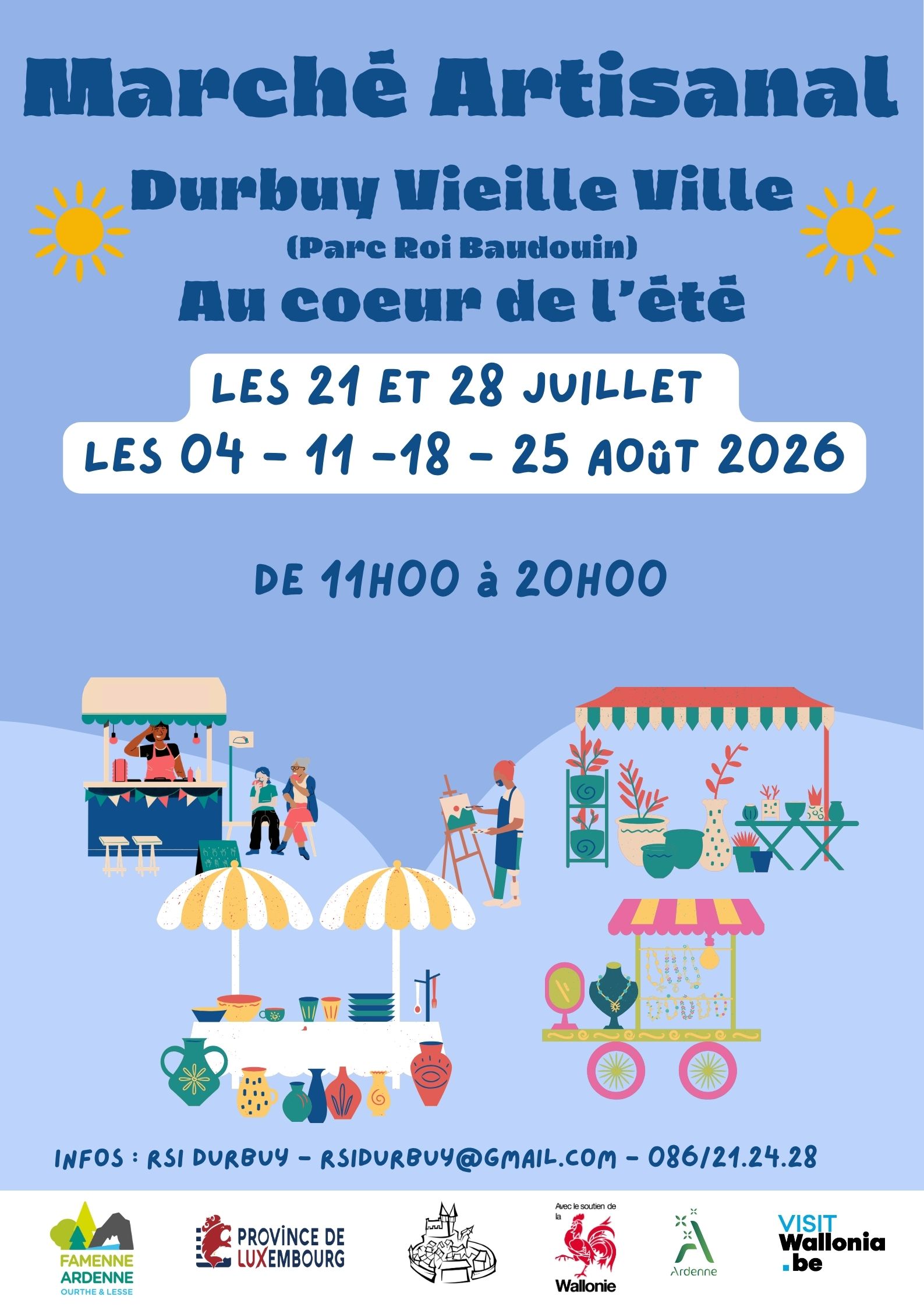 Marché artisanal de Durbuy
