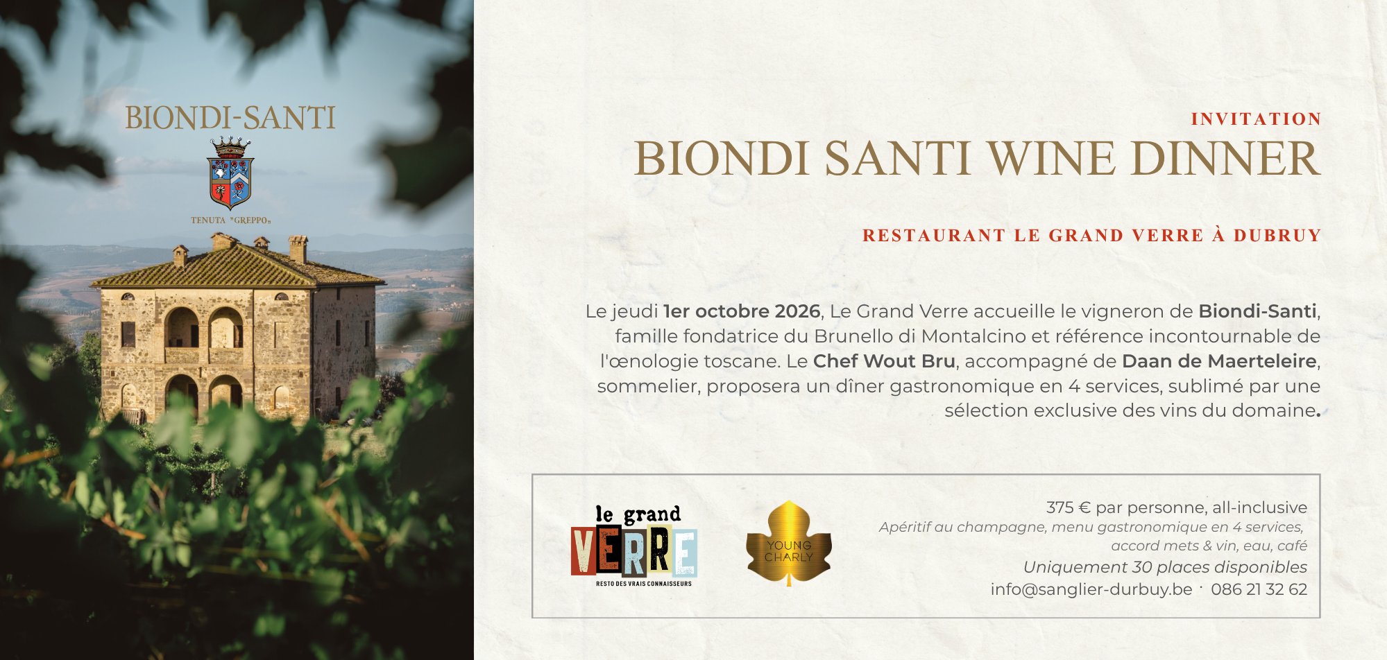 Biondi Santi Wine Dinner