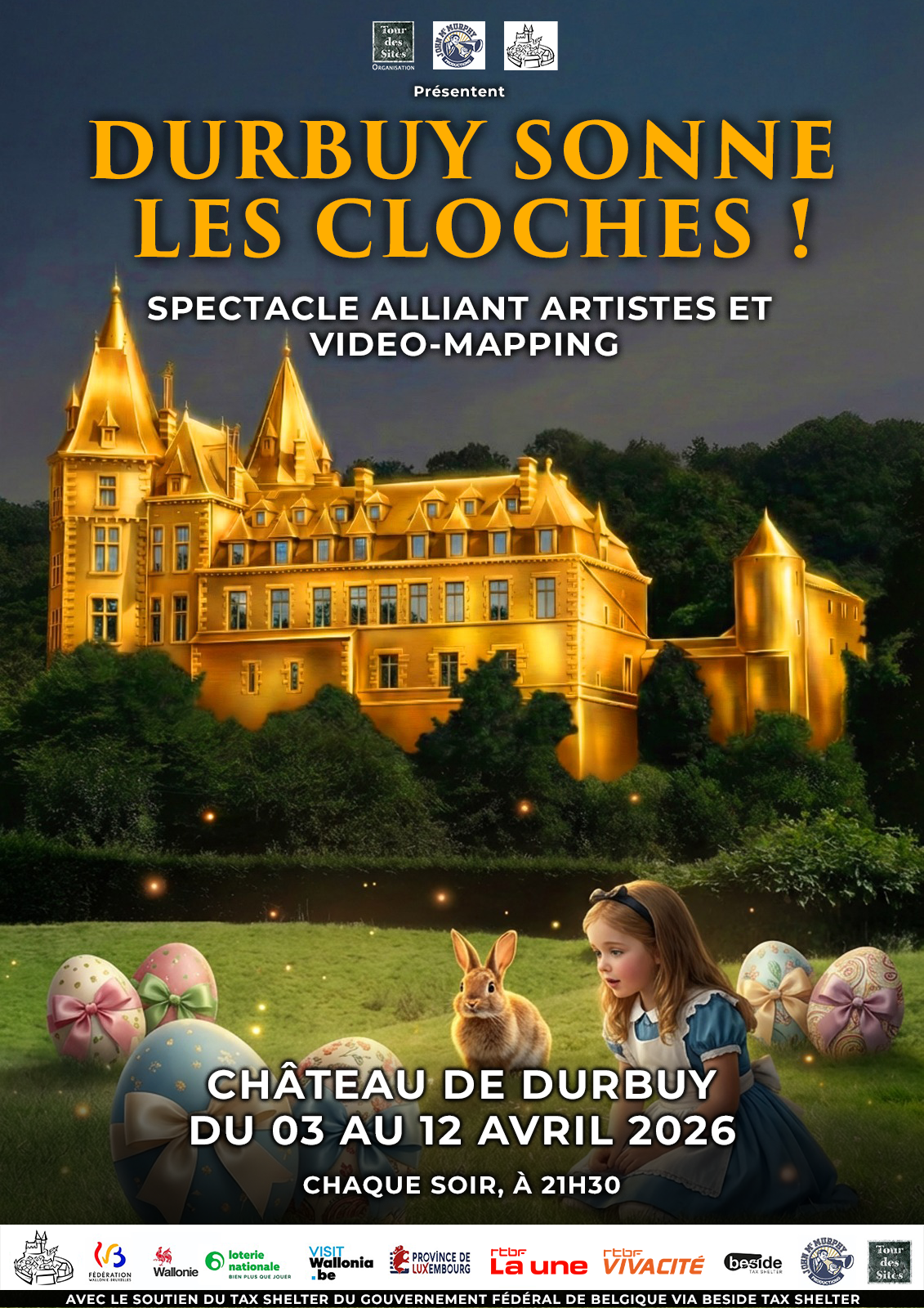 Affiche spectacle paques durbuy