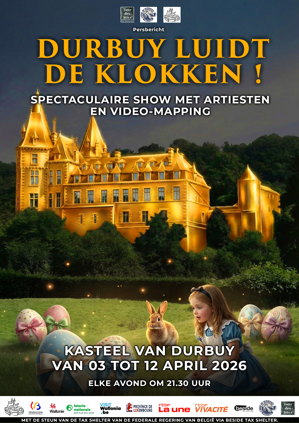 Affiche spectacle paques durbuy