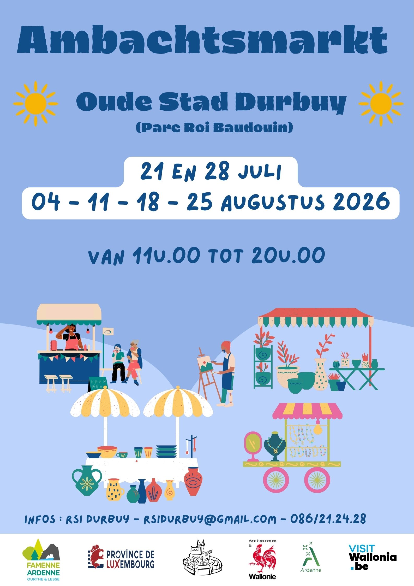Ambachtmarkt van durbuy