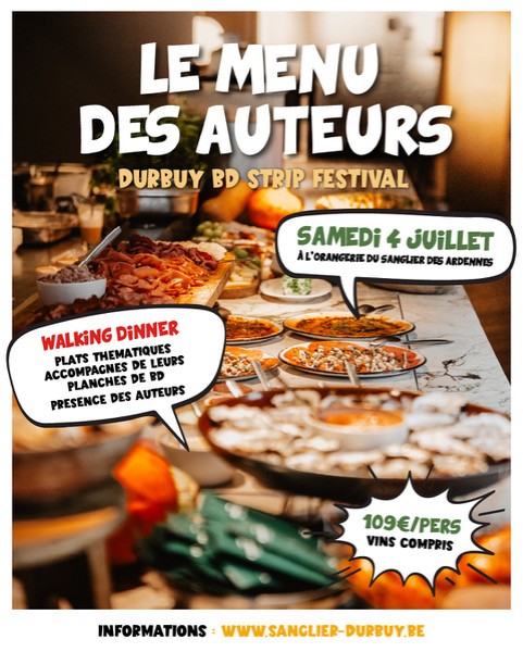 Le menu des Auteurs