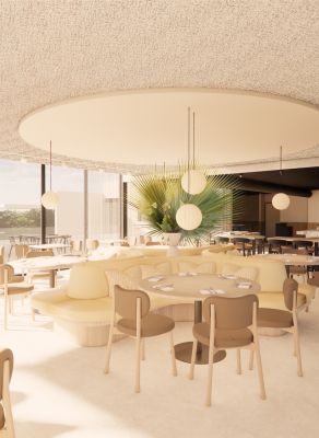 plan 3D de l'intérieur de l'orangerie