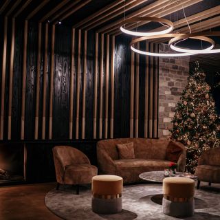 Déco lobby noel 