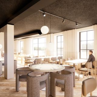 plan 3D orangerie sanglier tea room