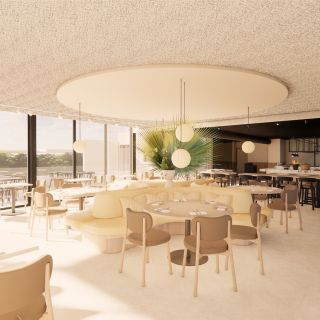 plan 3D de l'intérieur de l'orangerie