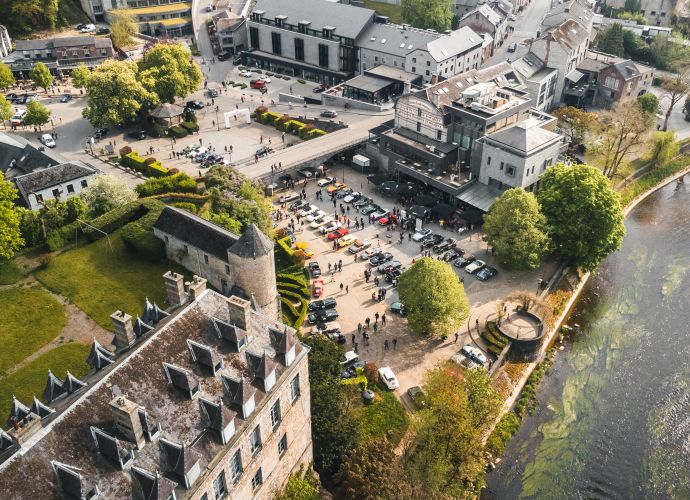 Durbuy vue drone 